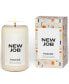 'New Job' Candle, Cinnamon & Leather Scent, 13.75-oz.