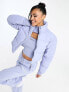 Фото #1 товара Nicce drewe cropped puffer jacket in light blue