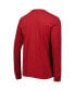 ფოტო #4 პროდუქტის Men's Crimson Oklahoma Sooners Team Practice Performance Long Sleeve T-shirt