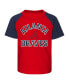 ფოტო #3 პროდუქტის Infant Boys and Girls Red and Heather Gray Atlanta Braves Ground Out Baller Raglan T-shirt and Shorts Set