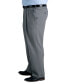 Фото #4 товара Men's Big & Tall Premium Comfort Stretch Classic-Fit Solid Pleated Dress Pants