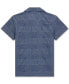 ფოტო #2 პროდუქტის Big Boys Indigo Dobby Short-Sleeve Cotton Shirt
