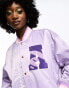 Фото #3 товара Aape By A Bathing Ape varsity jacket in purple