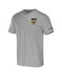 Фото #2 товара Men's NFL x Darius Rucker Collection by Heather Gray New Orleans Saints Henley T-shirt
