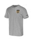 Фото #3 товара Men's NFL x Darius Rucker Collection by Heather Gray New Orleans Saints Henley T-shirt