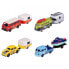 MAJORETTE Volkswagen The Originals Trailer 4 Assorted