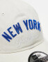 Фото #4 товара New Era 9twenty NY Yankees wordmark cap in off white