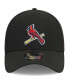 Men's Black St. Louis Cardinals Logo 39THIRTY Flex Hat