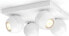 Фото #1 товара Lampa sufitowa Philips Philips Hue Buckramplate/spiral white 4x5W 230V