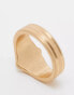 Фото #4 товара Icon Brand jazz club mini crest ring in gold