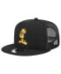 Men's Black Garfield Trucker 9FIFTY Snapback Hat - фото #1