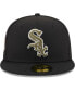 Фото #3 товара Men's Black Chicago White Sox 2005 World Series Anniversary Spring Training Botanical 59FIFTY Fitted Hat