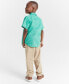 Little & Big Boys Heathered Short-Sleeve Shirt, Created for Macy's