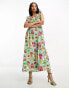 Nobody's Child Cassidy midi beach dress in seed packet print Samentütchen-Print, 36 - фото #4