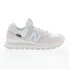 Фото #1 товара New Balance 574 ML574DI2 Mens Gray Suede Lace Up Lifestyle Sneakers Shoes