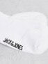 Jack & Jones trainer socks 5 pack in white