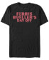 Фото #1 товара Day off Men's Distressed Text Logo Short Sleeve T- shirt