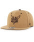 Фото #1 товара Men's Tan Charlotte Hornets Toffee Captain Snapback Hat