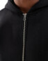 ASOS DESIGN heavyweight boxy scuba hoodie in black