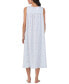 ფოტო #2 პროდუქტის Women's Cotton Lace-Trim Nightgown