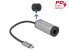 Фото #3 товара Delock 64116 - Wired - USB Type-C - Ethernet - 5000 Mbit/s - Black - Grey