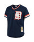 Фото #3 товара Men's Alan Trammell Navy Detroit Tigers 1984 Authentic Cooperstown Collection Mesh Batting Practice Jersey