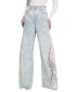 Фото #1 товара Women's Bellflower Split Wide-Leg Jeans