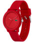 Фото #2 товара Часы Lacoste L1212 Red Silicone 42mm