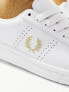 Fred Perry leather trainer in white