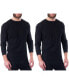 Men's Thermal Long Sleeve Top Waffle Knit Shirt Base Layer Underwear