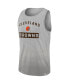 Фото #2 товара Men's Heathered Gray Cleveland Browns Our Year Tank Top