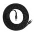 Фото #2 товара Wytrzymały kabel przewód w oplocie USB-C do USB-C QC3 2m - czarno-szary