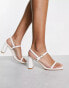 Simmi London Calista block heel sandals in white