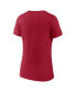 ფოტო #4 პროდუქტის Women's Crimson Indiana Hoosiers Basic Arch V-Neck T-shirt