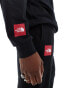 The North Face Seven Summits Axys Redbox logo oversized long sleeve t-shirt in black