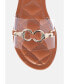 Фото #2 товара Women's Scoth Clear Buckled Quilted Slides