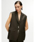 ფოტო #1 პროდუქტის Women's Double-Breasted Vest