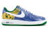 Фото #3 товара Кроссовки Nike Air Force 1 Low Ronaldinho сине-бело-желтые 313983-411