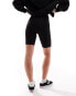 Tommy Jeans logo taping legging shorts in black