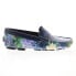 Robert Graham Tropics RG5644S Mens Blue Loafers & Slip Ons Moccasin Shoes