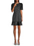 MICHAEL Michael Kors Paisley Minidress Black Multi Size M
