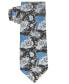 ფოტო #1 პროდუქტის Men's Royal Blue & White Floral Tie