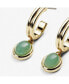 ფოტო #4 პროდუქტის Gemstone Hoop Earrings GS1 SM - Dobby