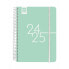 Diary Finocam Kart Mint A5 15,5 x 21,2 cm 2024-2025