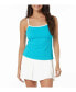 Фото #2 товара Women's Swim Lexi Fitted Tankini Top with Textured Fabric