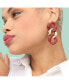 ფოტო #2 პროდუქტის Women's Chainlink Drop Earrings