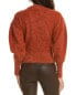 Фото #2 товара Ulla Johnson Emira Fuzzy Angora-Blend Sweater Women's Orange P