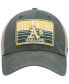 Фото #3 товара Men's Green Oakland Athletics Four Stroke Clean Up Trucker Snapback Hat