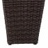 Planter Alexandra House Living Brown Iron Rattan Plastic 28 x 40 x 28 cm