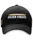 Men's Black Vegas Golden Knights Authentic Pro Rink Adjustable Hat